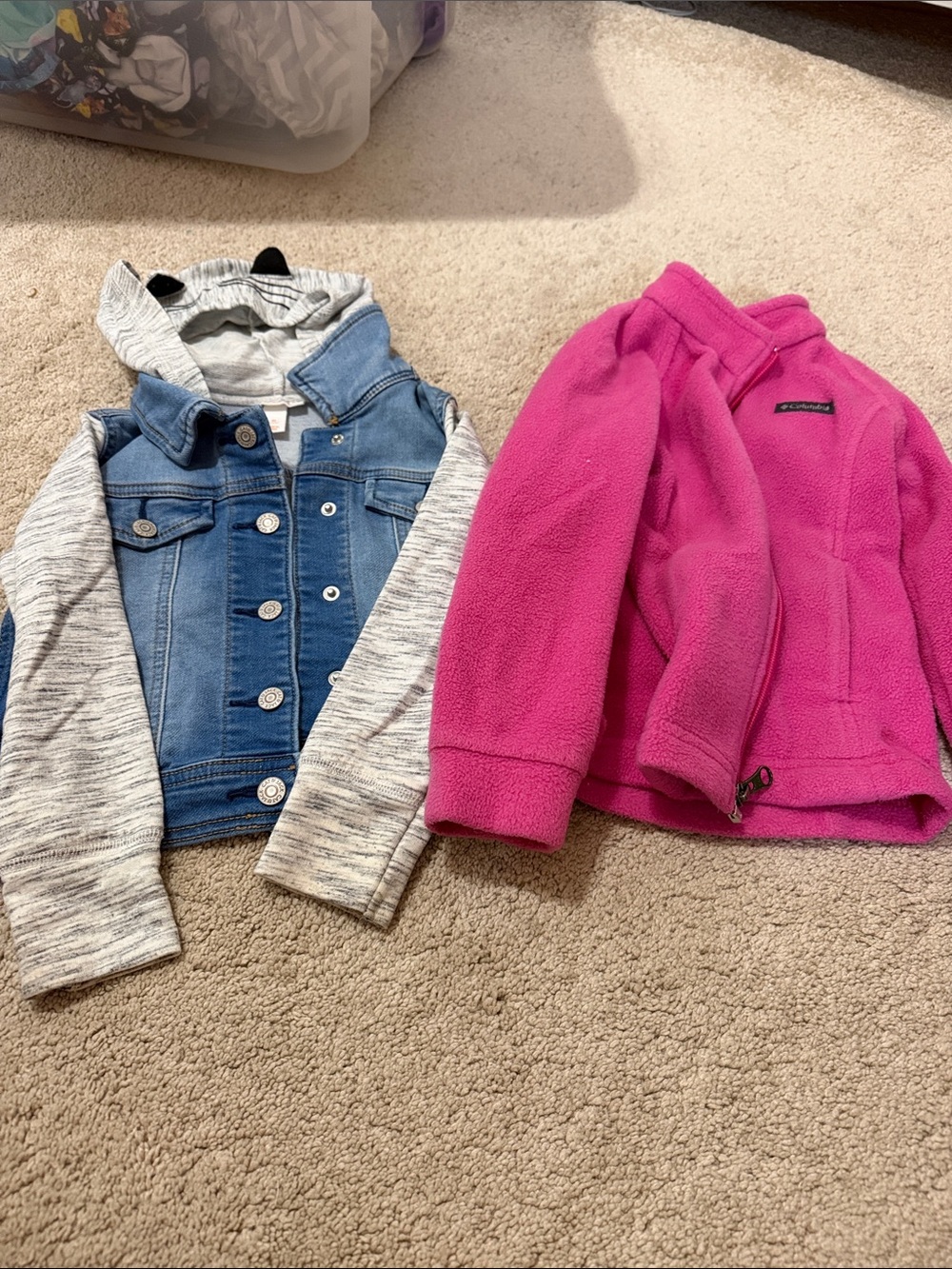 Girls 4T light jacket bundle.